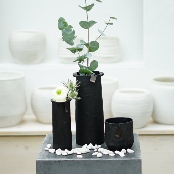 Vase "Pulp" black Bild 1